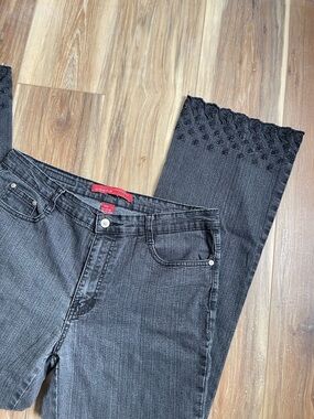 Y2K Embellished Cosmopolitan Relaxed Black Jeans